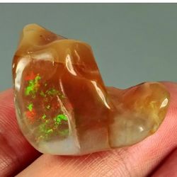 42ctw WELO MINES TUMBLED ROUGH ETHIOPIAN FIRE OPAL 