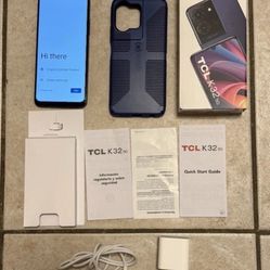 TCL T513W K32 5G Smartphone Blue 6.7" Display 64GB Storage Boost Mobile