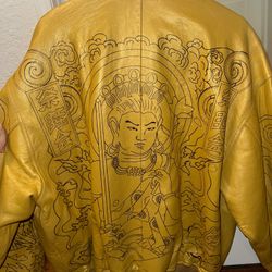 Vintage U.B. TUFF leather Buddha jacket, by SCHOTT BROS.