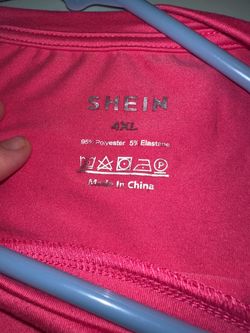 SHEIN Red Top Size 4XL