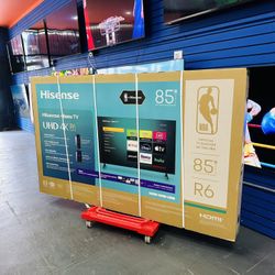85” Hisense R6 4K UHD Smart Roku Tv 