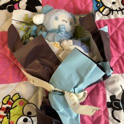 Hello kitty cinnamon roll small crochet Small flower bouquet graduation birthday gift 