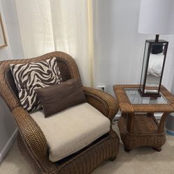 Side Chair And End Table Set