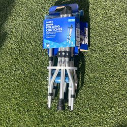 Universal Compact Foldable Crutches 