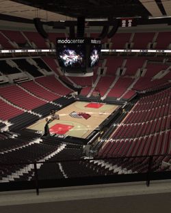 Warriors blazers game 3 front row!!