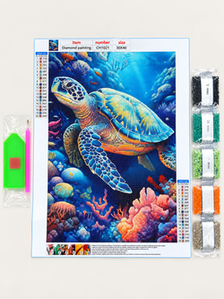 Sea Turtle DIY Diamond Painting Kit 30 x 40 cm - CH1021