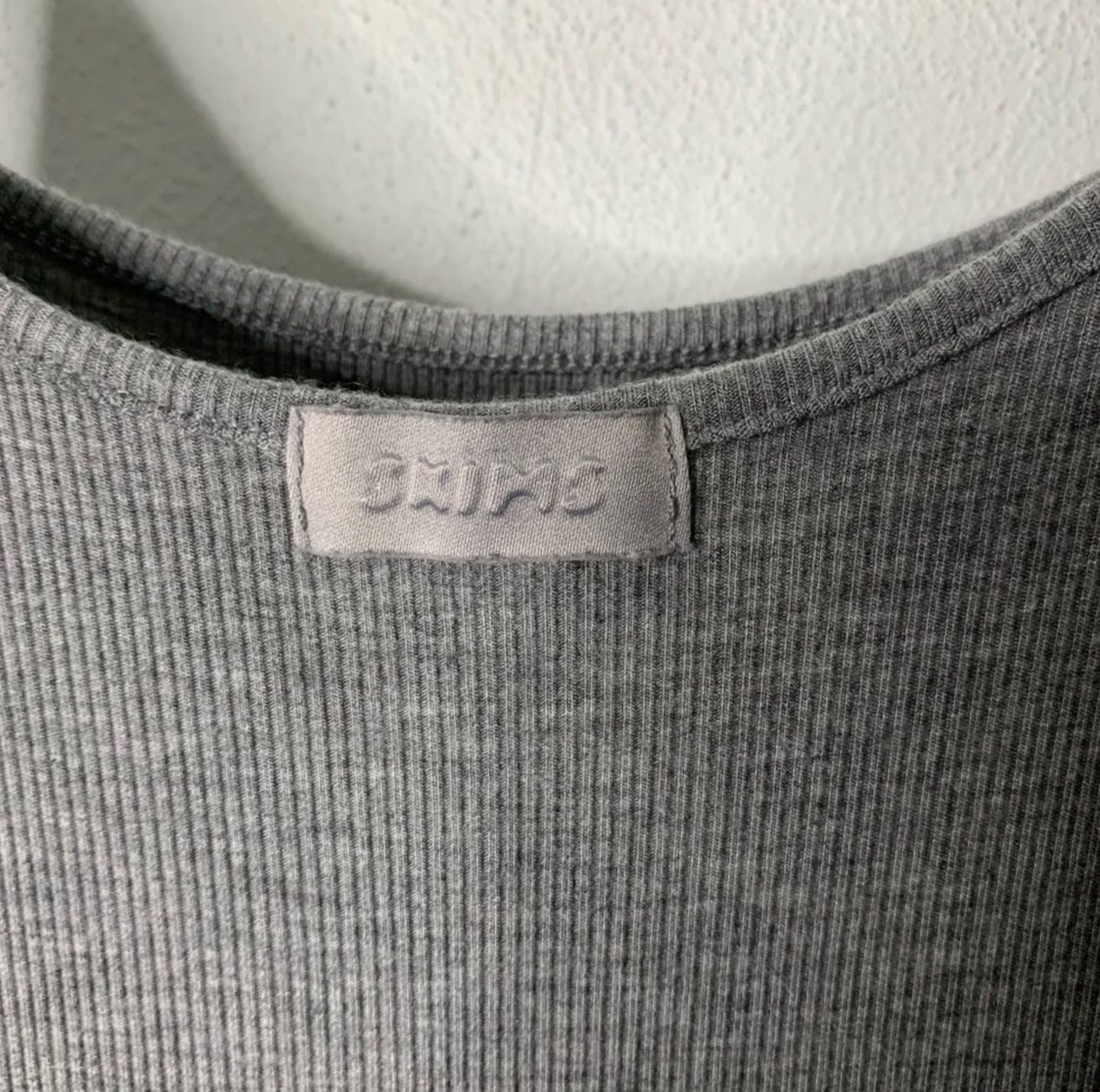 SKIMS Soft Ribbed Lounge Maxi Dress Grey Size Xl