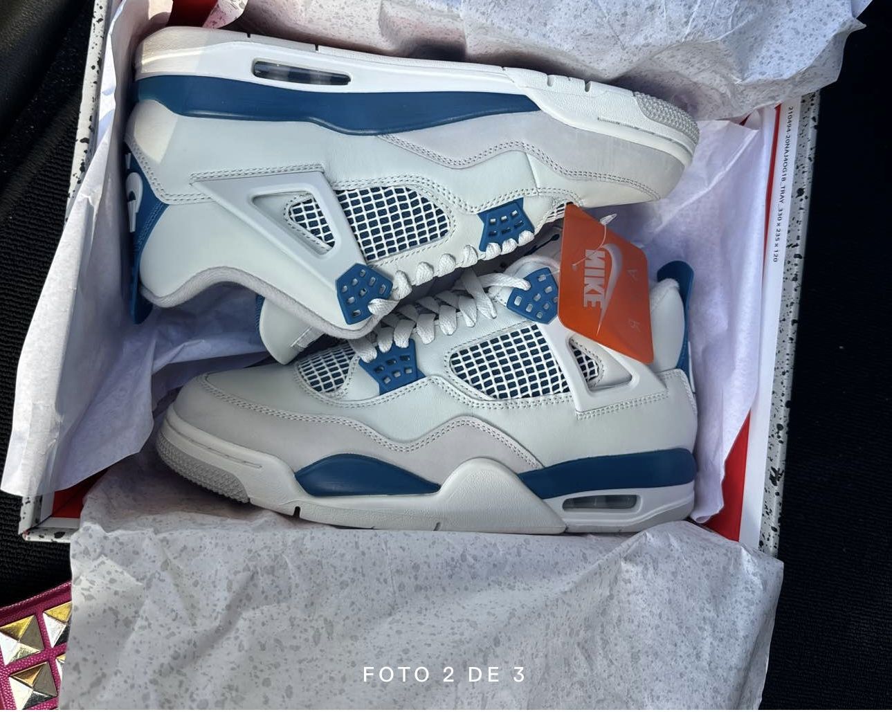 Jordan Retro 4 Military Blue 