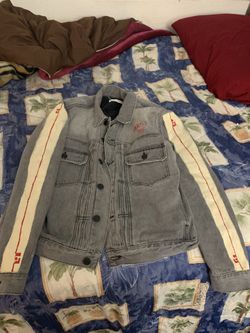 Custom Hand made Denim Jacket Size M