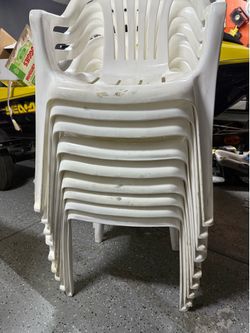 Plastic chairs