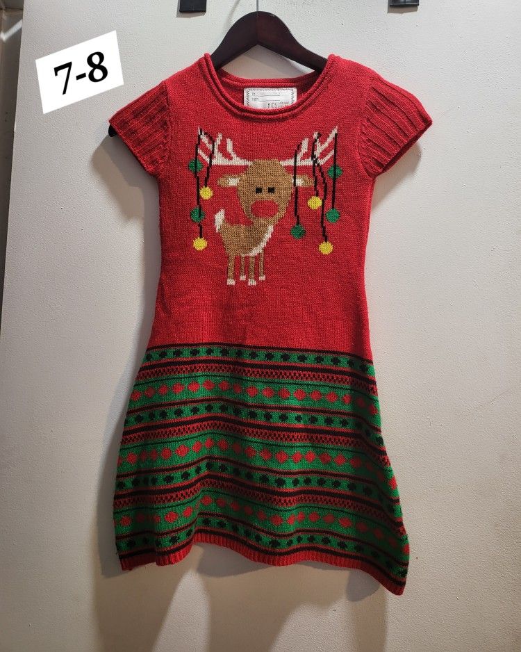Christmas Dress Size 7-8