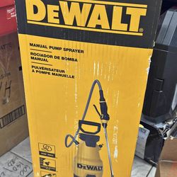 Dewalt manual pump sprayer