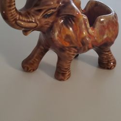 ELEPHANT HANDPAINTED ASH TRAY