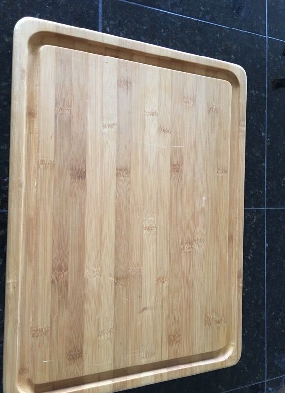 Pampered Chef Bamboo Cutting Board