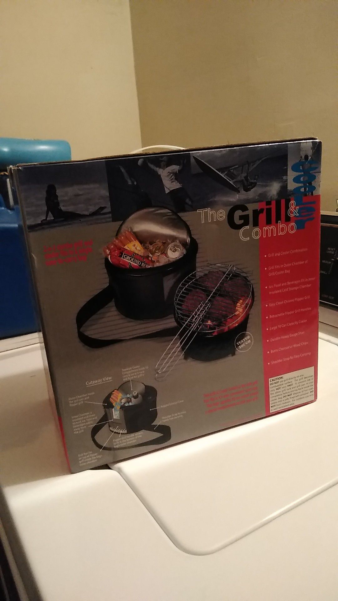 Brand New the grill & cooler combo.