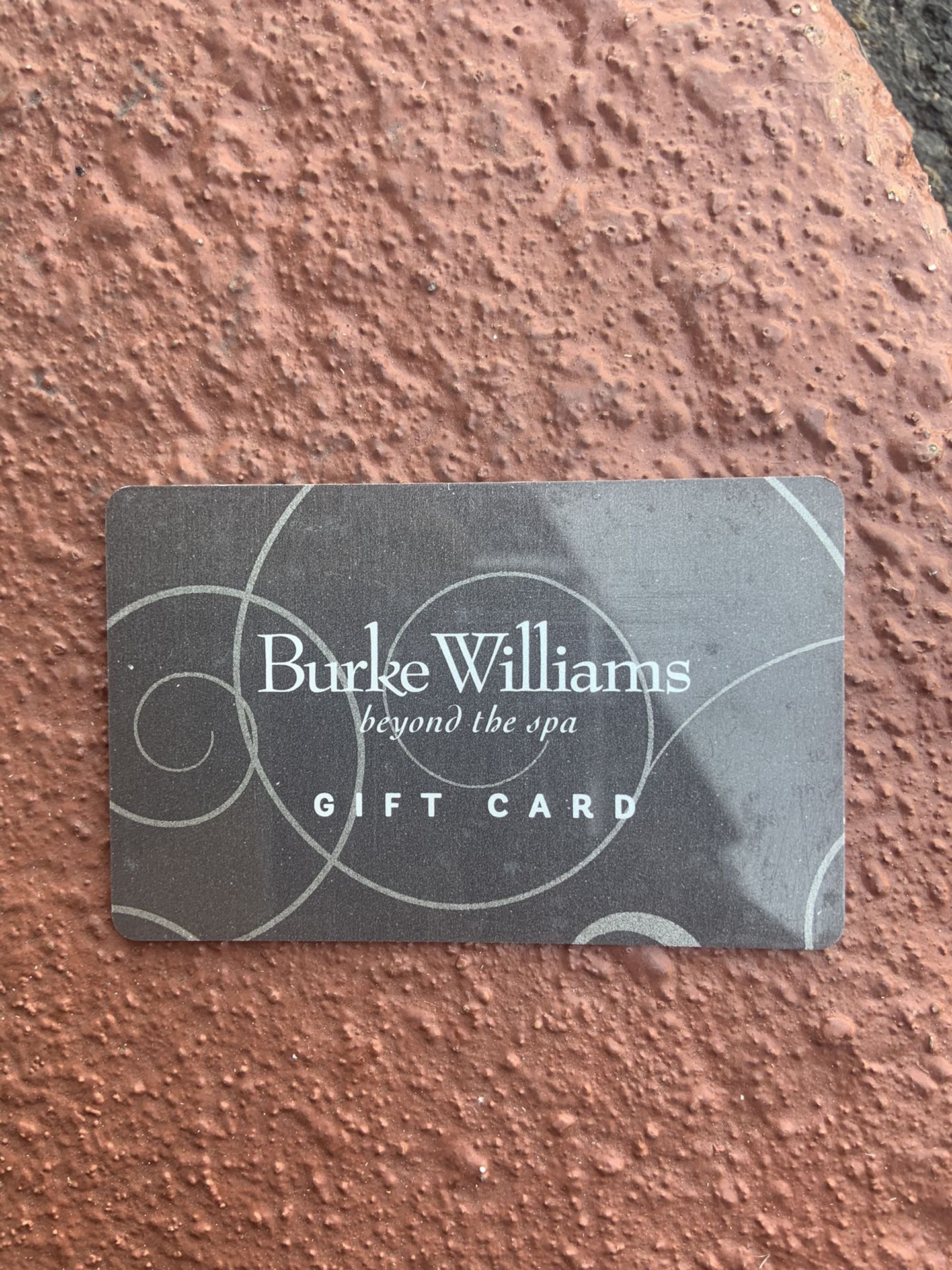Burke Williams card 300 on it