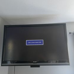 Sharp 52 Inch Flatscreen Tv 