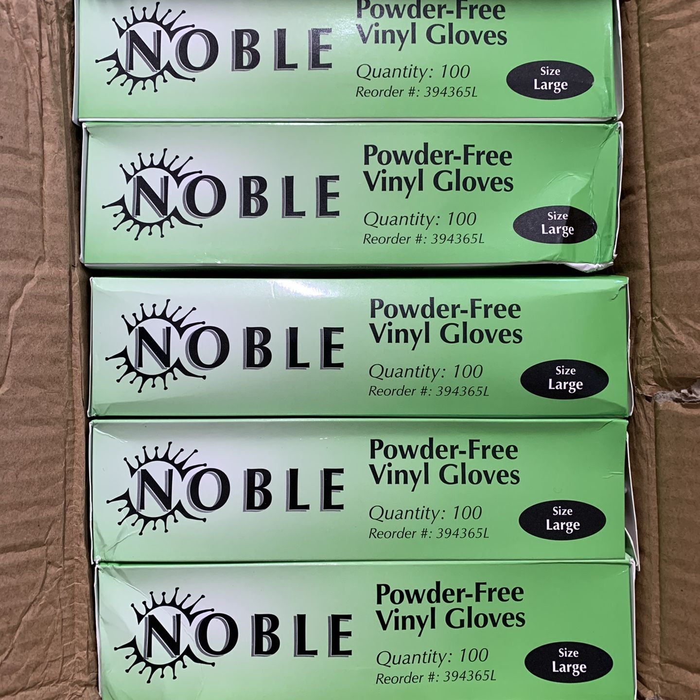 Noble vinyl 3.5 mil thickness 1000 gloves 1 Case