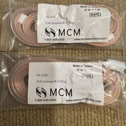 NIP Lot 2 MCM 5"x6" Antenna W/F Plug: 30-1530-MCM electronics