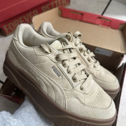 Puma Karmen II Idol SD toasted almond Platform Shoes NEW 