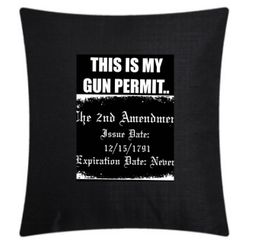 2nd Amendment Decretive Pillow
