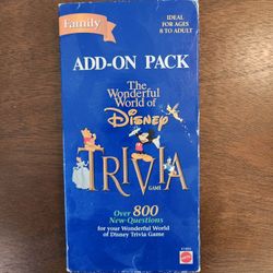 THE WONDERFUL WORLD OF DISNEY TRIVIA ADD-ON PACK, FAMILY