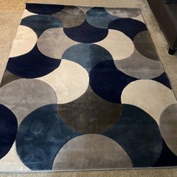 Alfombra Grande Color Azul