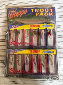 Mepps Trout pack and 1995 fishing guide