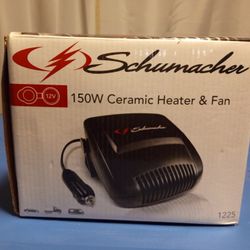 150 W Ceramic  Heater And Fan Inbox