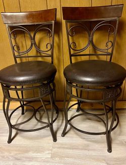 Pair of Powell barstools for sale