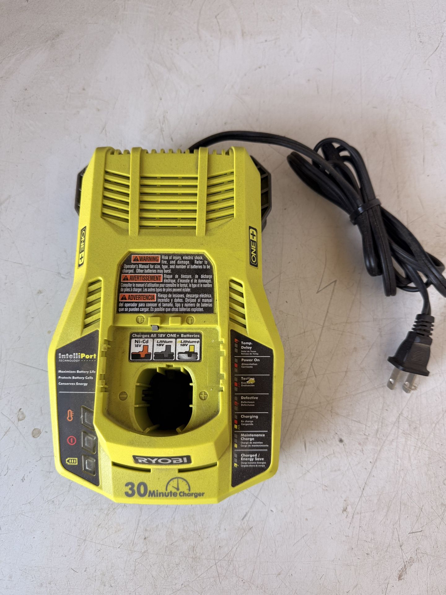 Ryobi 30min charger