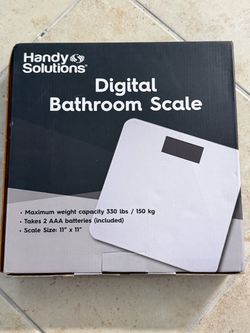 Digital bathroom scale