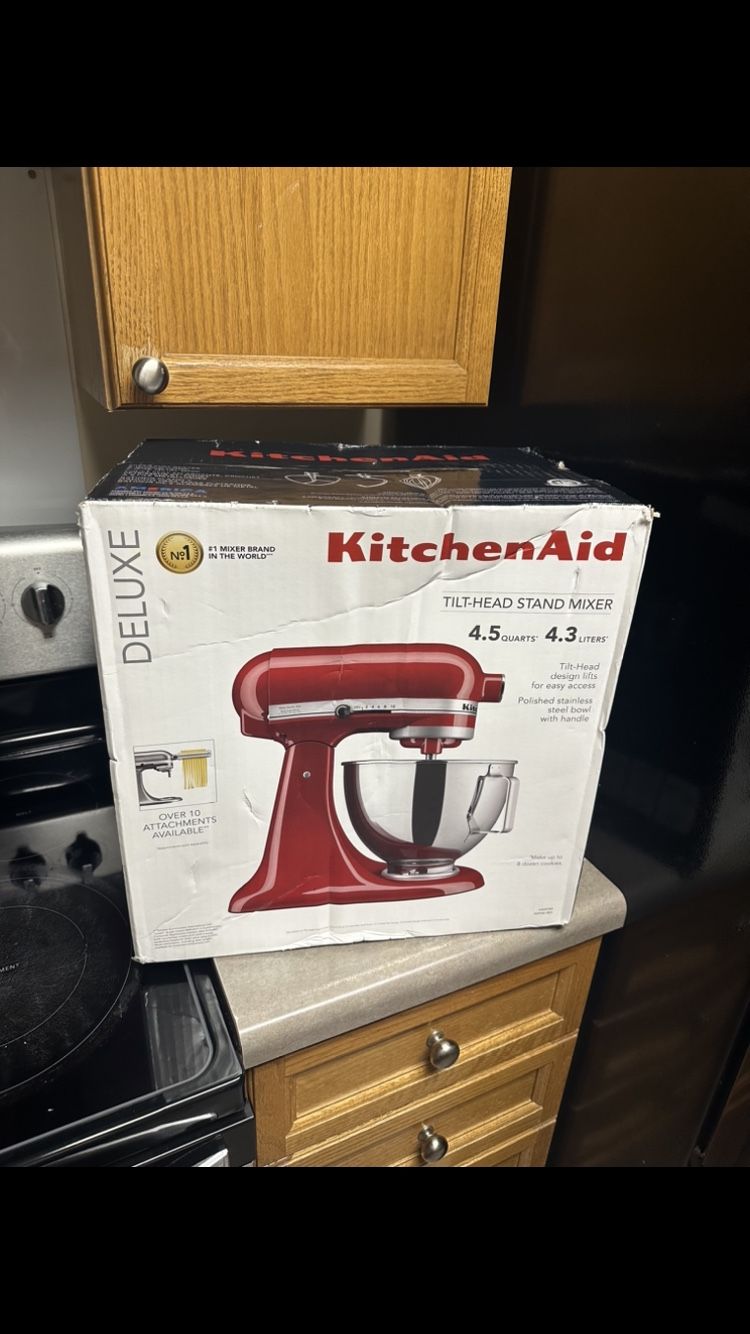 KitchenAid Red 4.5 Quart Tilt-Head Stand Mixer