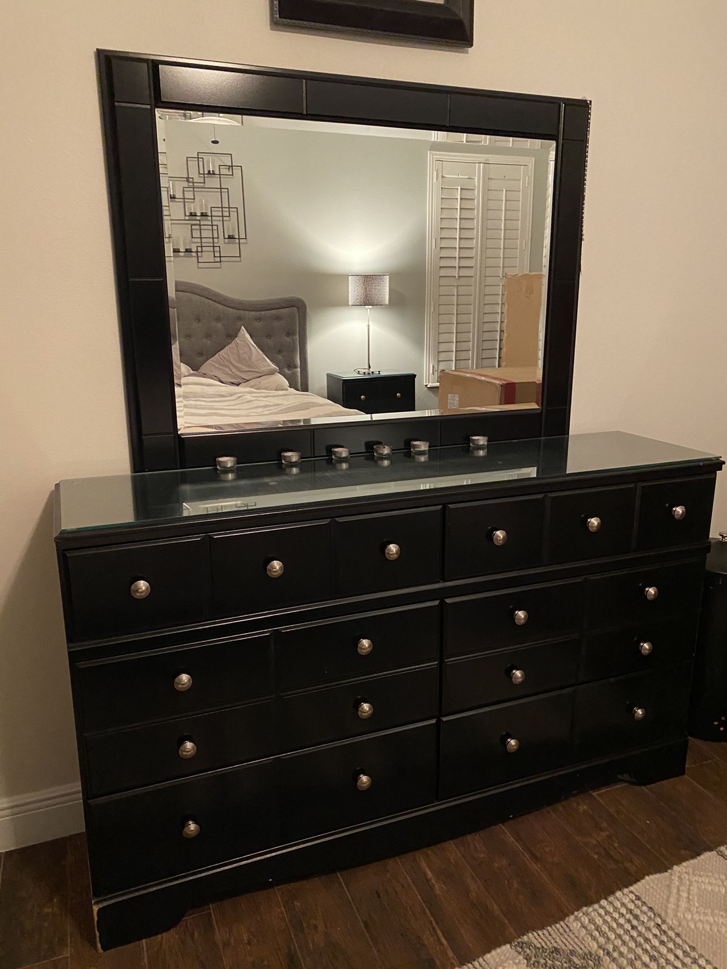 Black Dressers and Nightstands