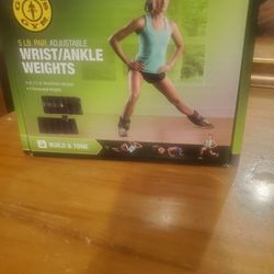 2.5 Lb Wrist And Ankle Weights Still In Box New Made By Gold Gym 🏋️‍♂️ 