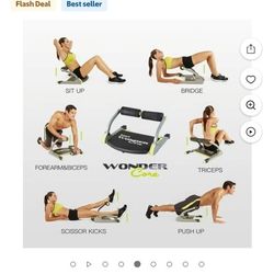 WONDER CORE SMART Ab Machine, Ab Workout Equipment, Sit Up Machine $50