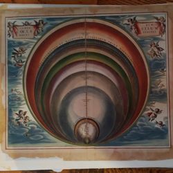 (3) Cellarius Maps C. 1708 Antique Genuine 