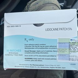 Lidocaine Patches !!!NEW!!!