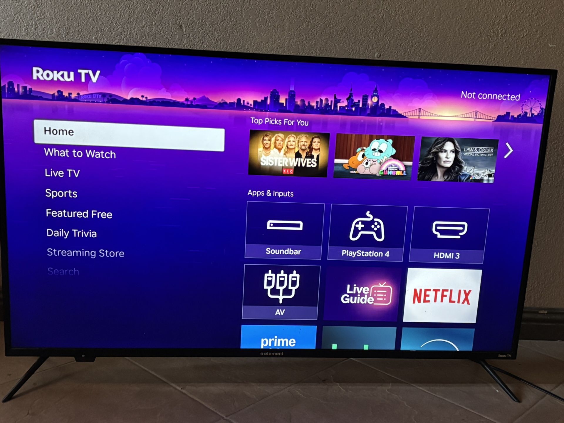 44 Inch Smart Tv Flatscreen