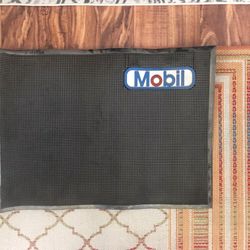 Mobile Oil  Gas Station Floor Mats Heavy Rubber