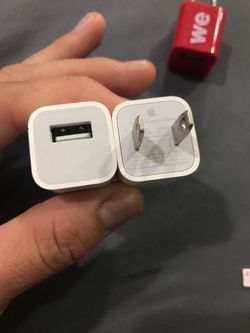 Original Apple USB wall plugs
