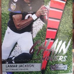 Lamar Jackson Chain Movers Card
