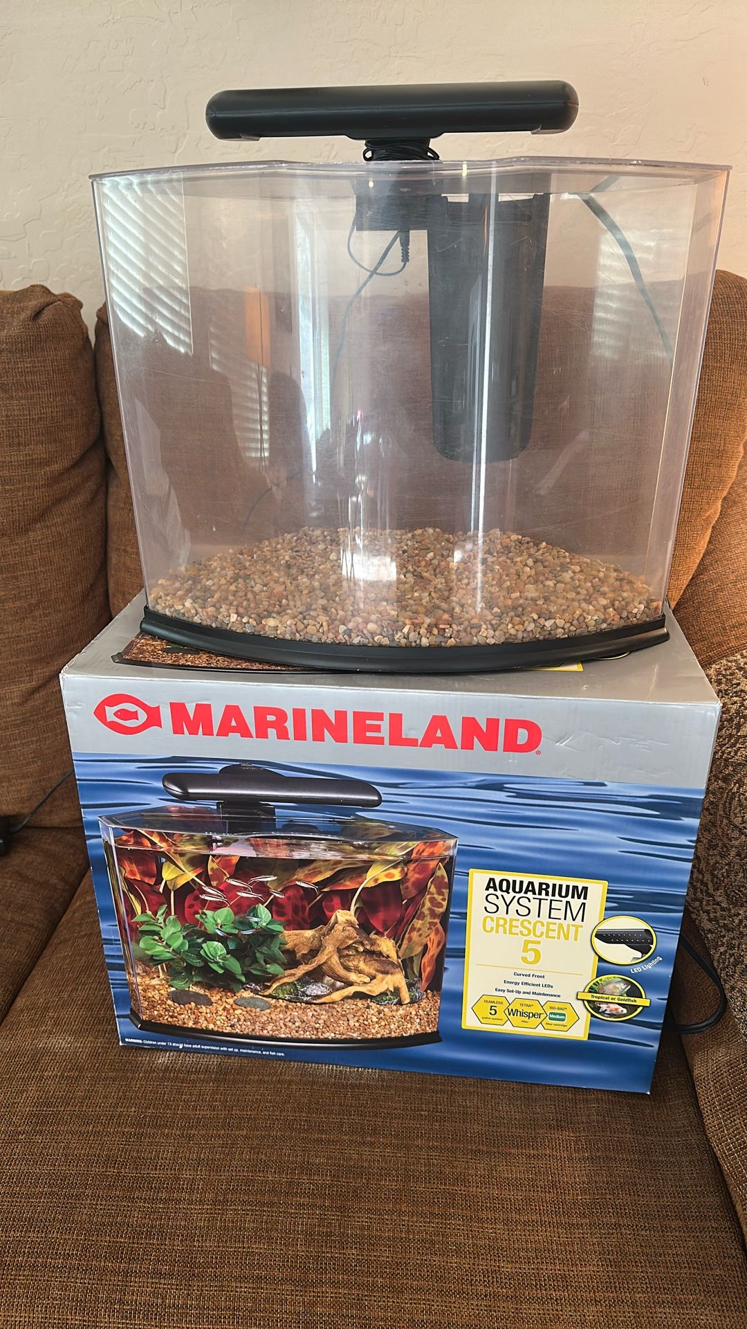 5 GAL FISH TANK FOR SALE