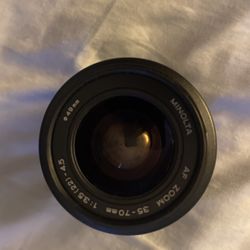 Minolta Auto Focus AF Zoom Lens Full Frame 35-70mm