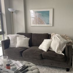 Dark Grey Couch-obo