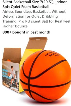 SILENT Foam Practice Basketball!