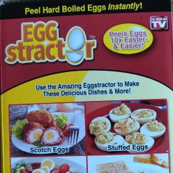 Eggstractor Peel Hard Boiled Eggs Instantly