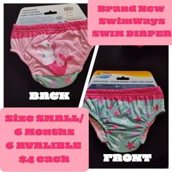 Brand New Baby Swim Diaper Size 6 Months $4 