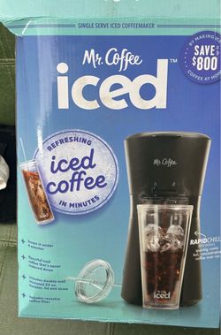 Iced coffee maker new in box new used