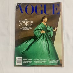 Vogue Adele “The Reemergence of” Issue November 2021 Magazine
